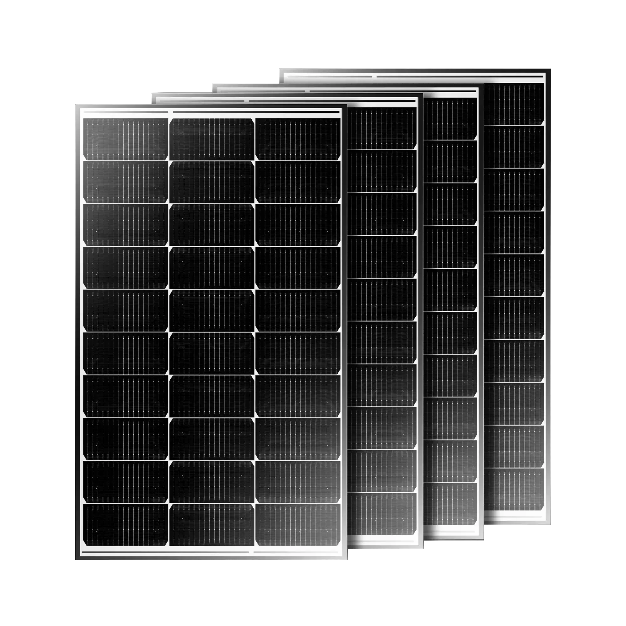 100w N-type solar panels 4pcs