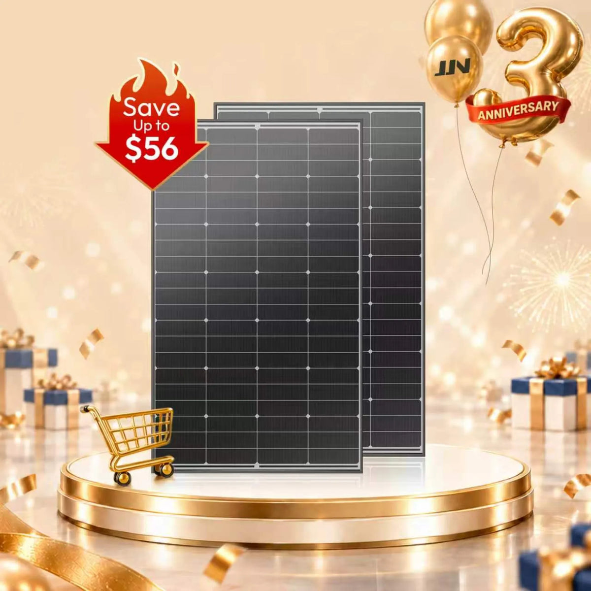 200w N-type solar panels 2pcs