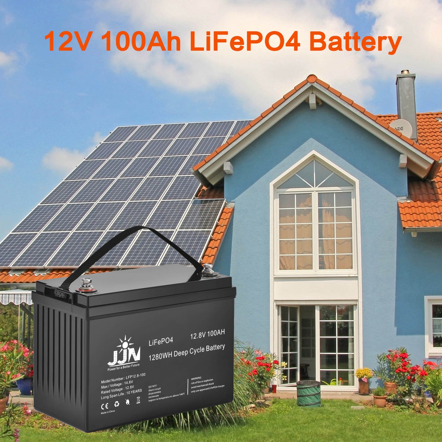 12V 100Ah  LiFePO4 Lithium Battery Deep Cycle Batteries