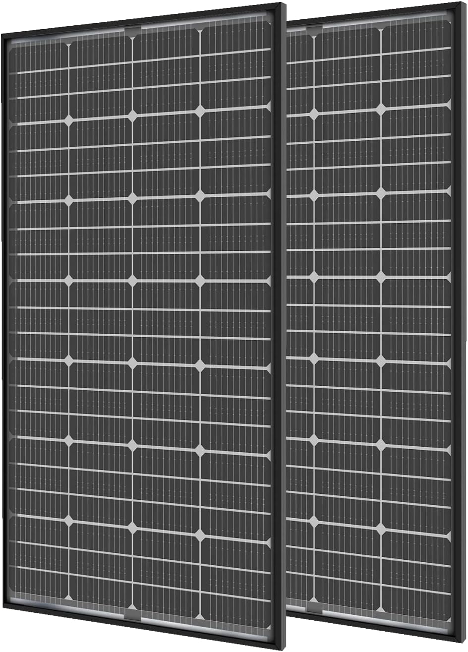 12V 200 Watt Bifacial  Solar Panel 10BB Mono High Efficiency Solar Panels