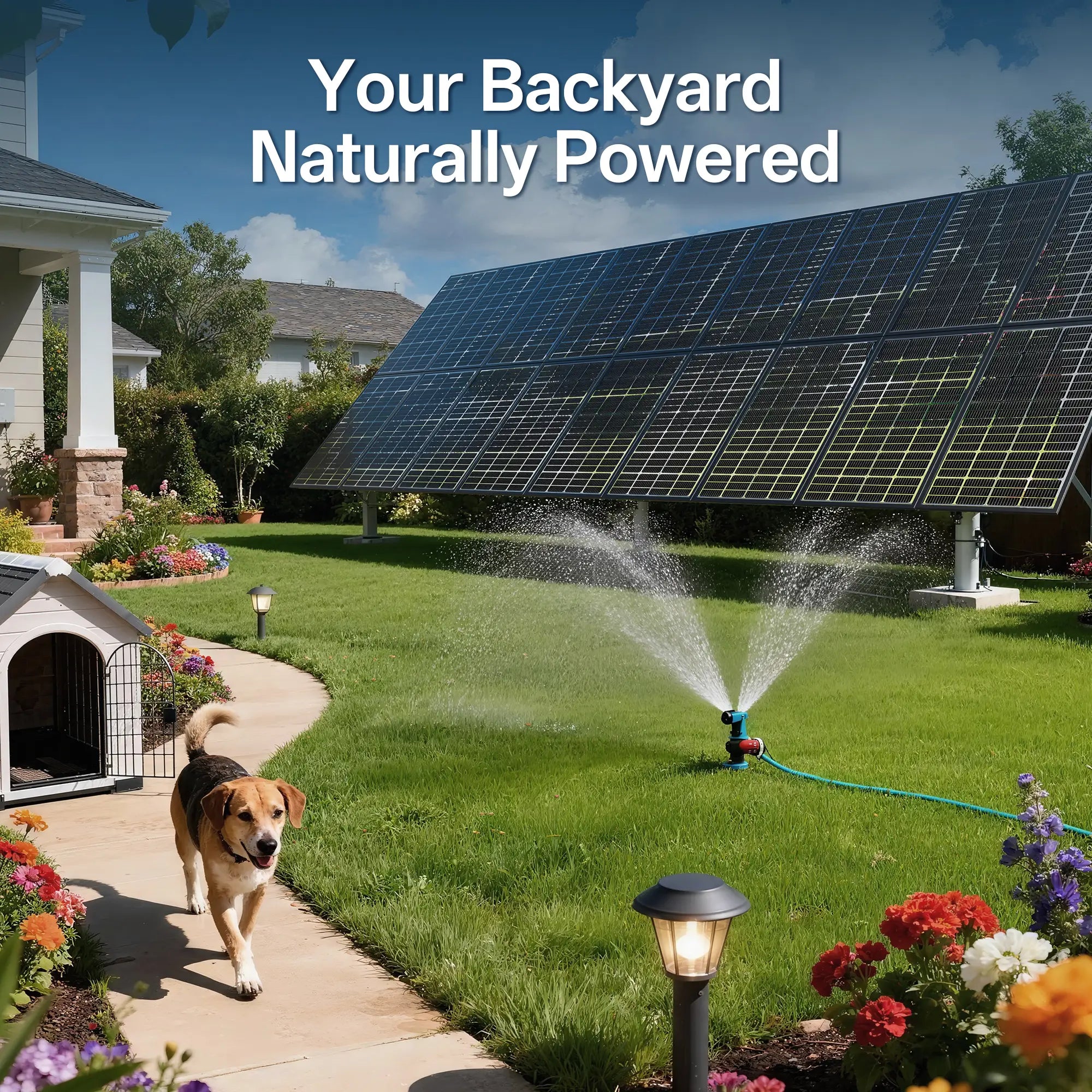 solar panels for backyard home jjn