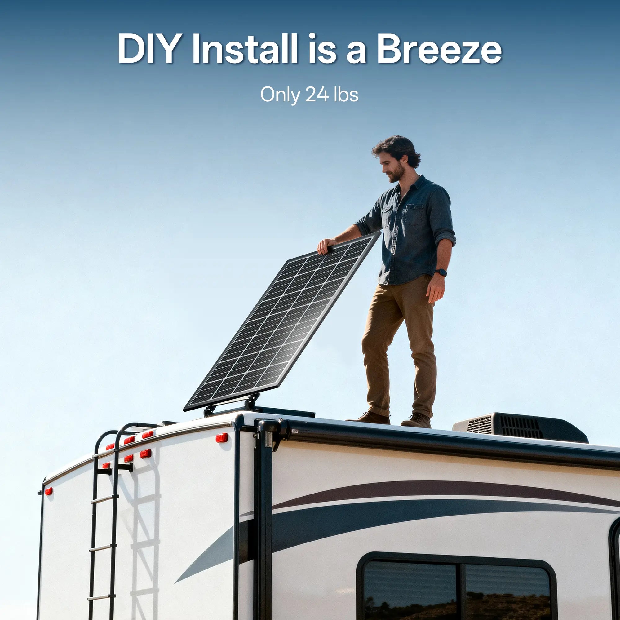 lightweight solar panels for vanlife