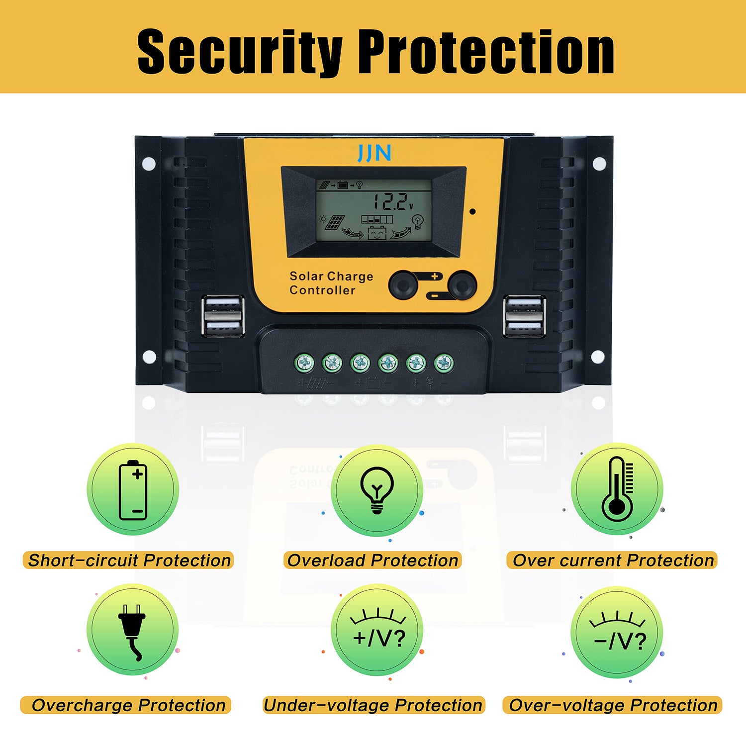 Solar Panel Charge Controller 12V/24V/36/48V