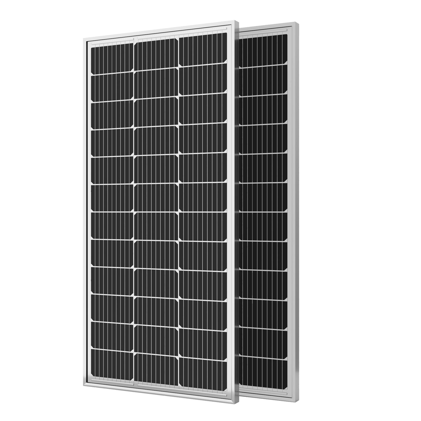 JJN 100W 2 Pack Solar Panels