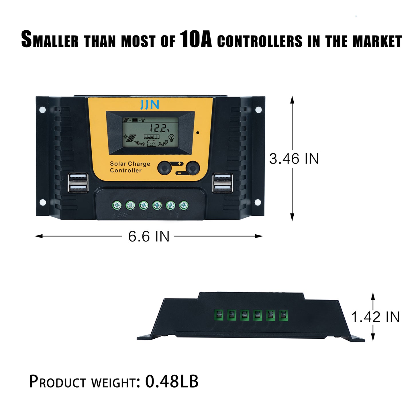 Solar Panel Charge Controller 12V/24V/36/48V