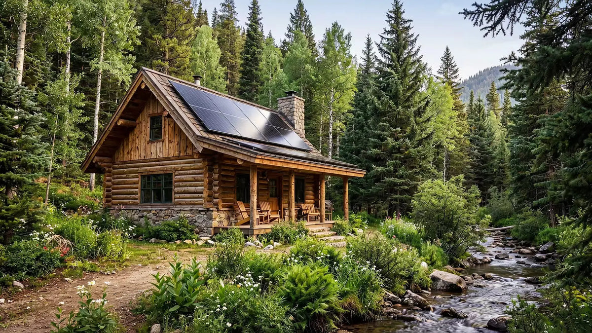 Off-Grid Solar for a Forest Cabin: Powering Lights, Cooking, and Everyday Essentials