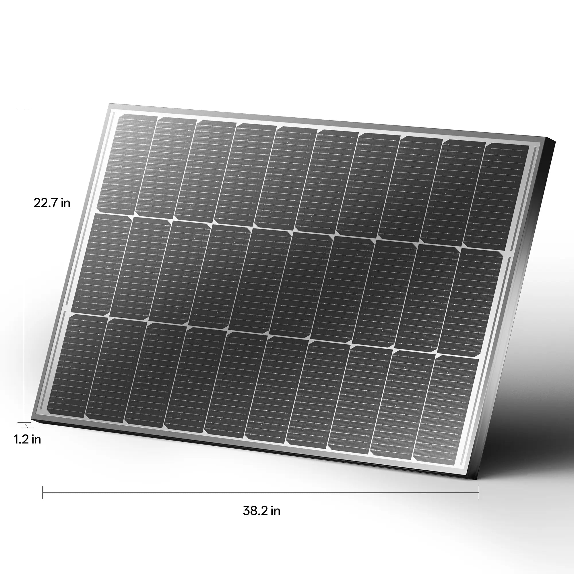 100w solar panels size n-type