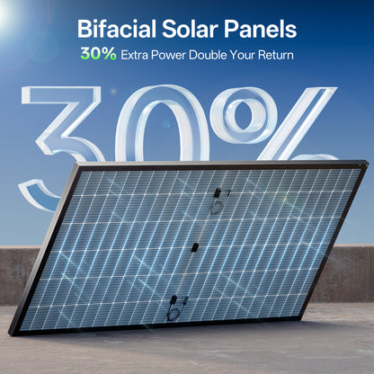 Bifacial 2PCS 550W Monocrystalline Solar Panel