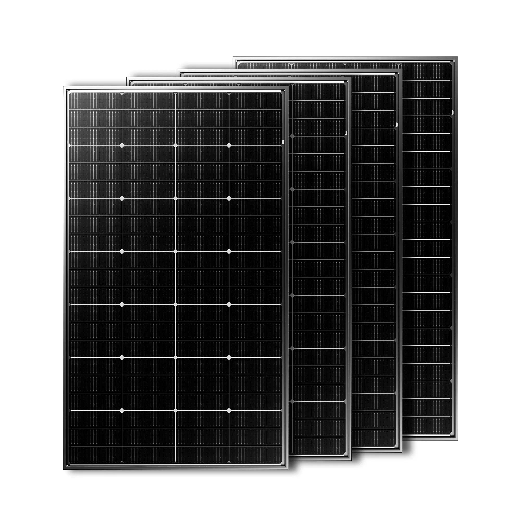 200W N-type Bifacial Solar Panels 4Pcs