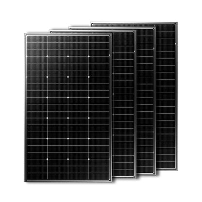 200W N-type Bifacial Solar Panels 4Pcs