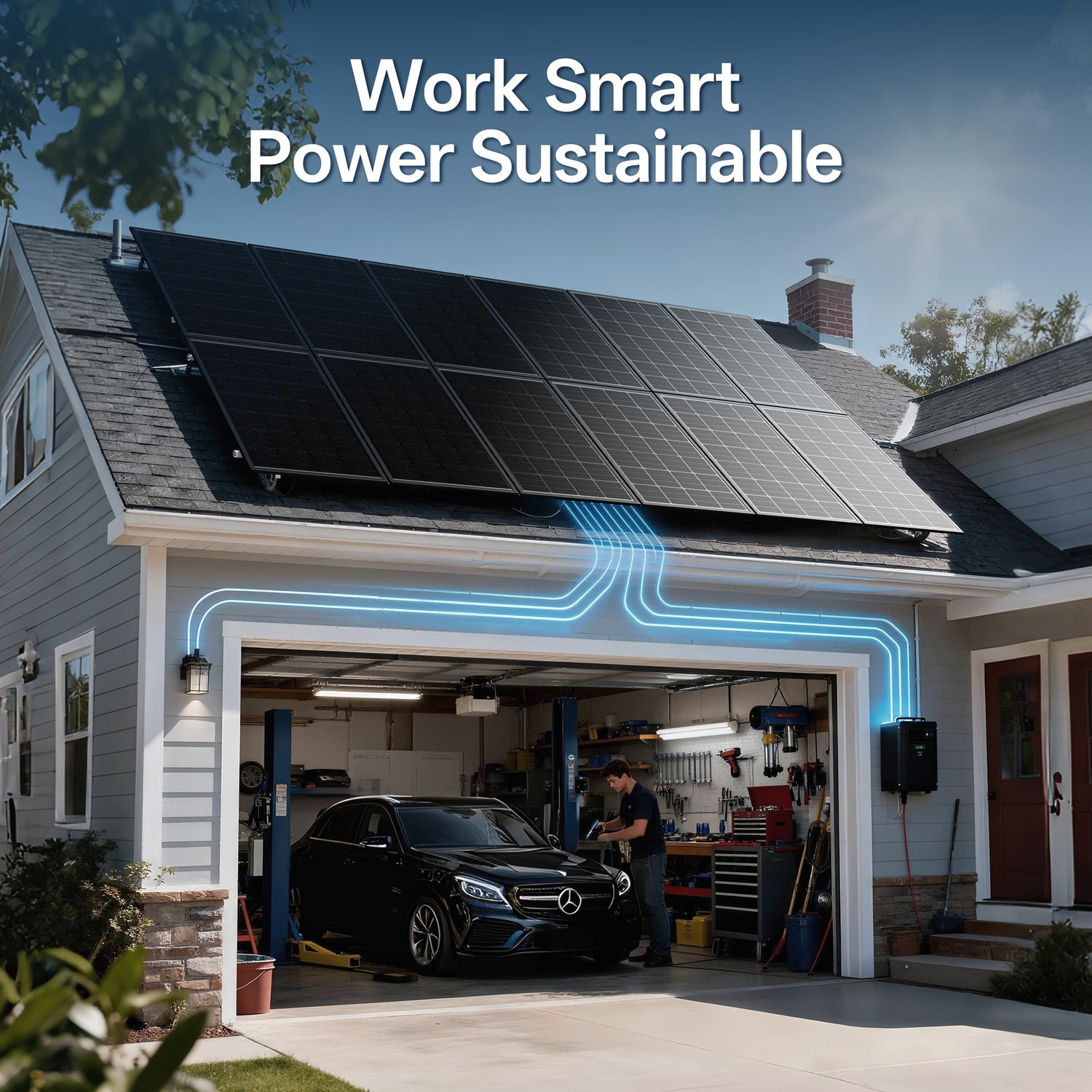 Bifacial 200W Monocrystalline Solar Panel
