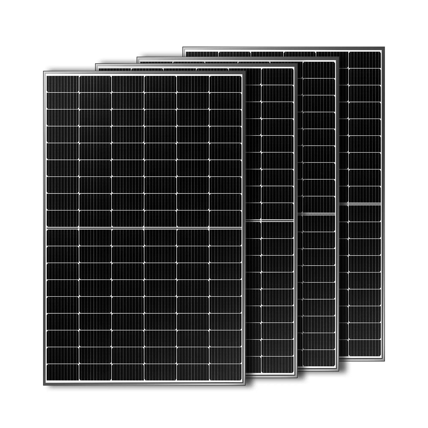 400W N-type Bifacial Solar Panels 4Pcs
