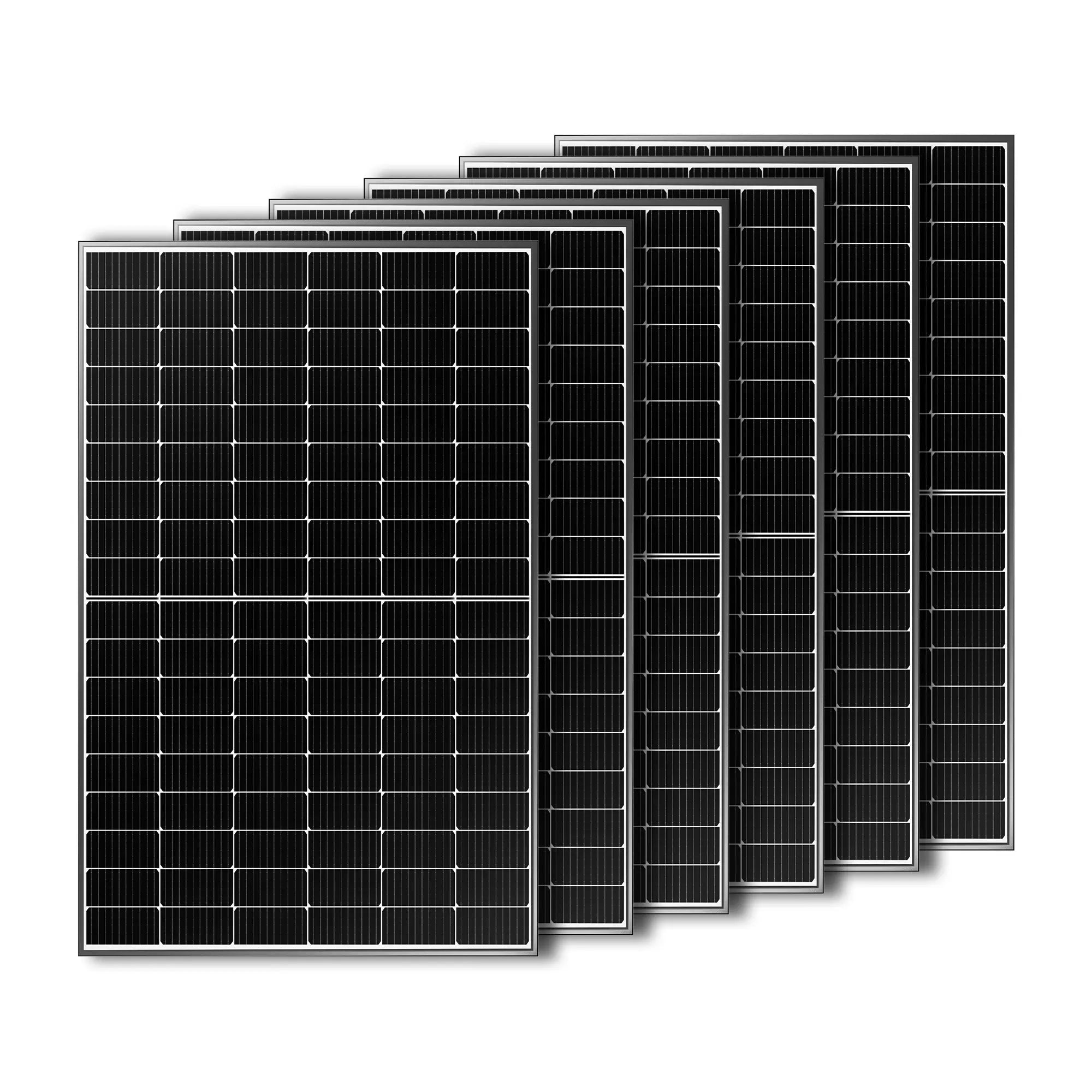 400W N-type Bifacial Solar Panels 6Pcs