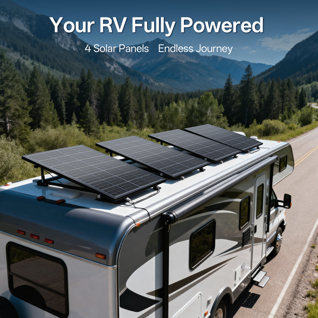 Bifacial 200W Monocrystalline Solar Panel