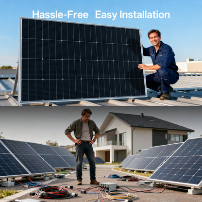 Bifacial 2PCS 550W Monocrystalline Solar Panel