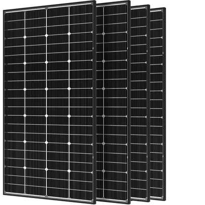 12V 200 Watt Bifacial  Solar Panel 16BB Mono High Efficiency Solar Panel