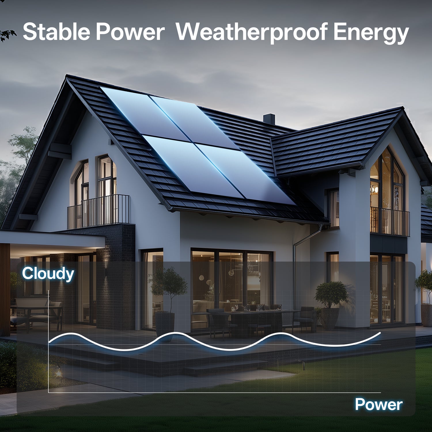 Bifacial 2PCS 550W Monocrystalline Solar Panel