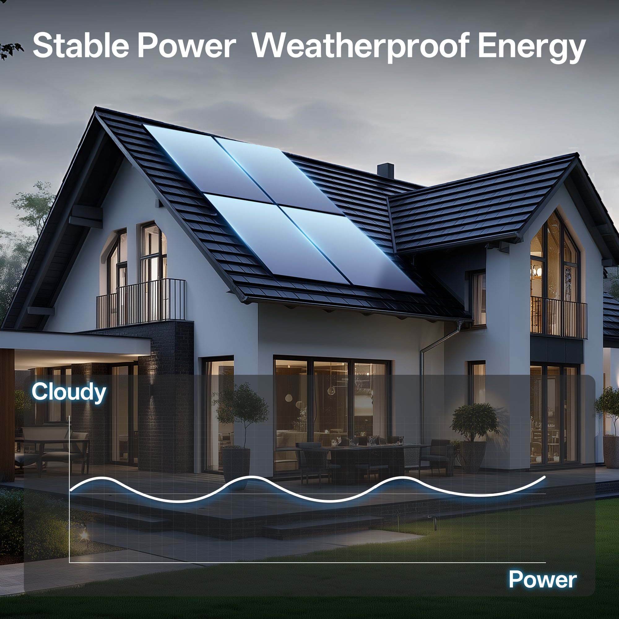 Bifacial 2PCS 550W Monocrystalline Solar Panel