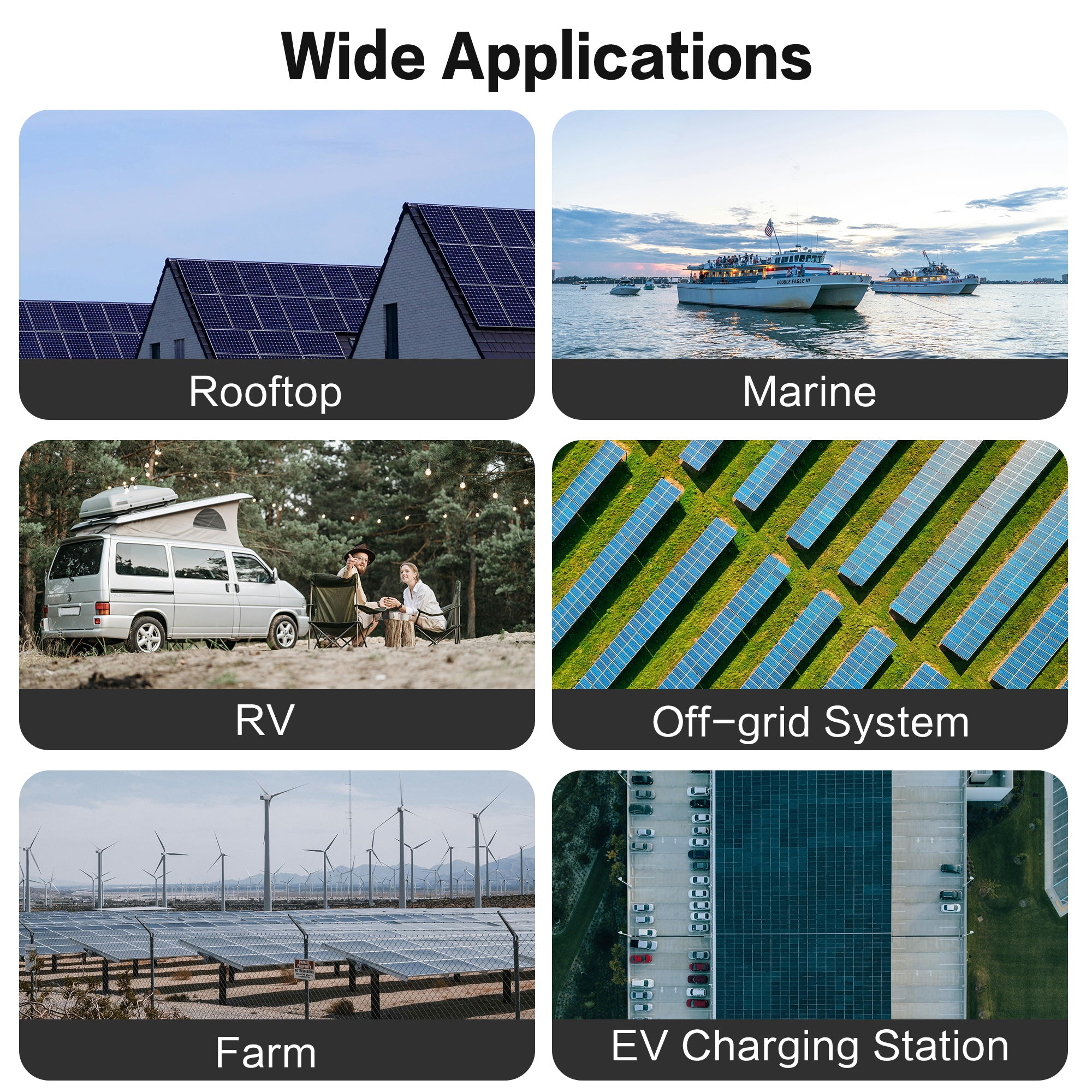 [New Arrival] 400 Watt Bifacial  Solar Panel 16BB N Type Solar Panels 12V  Mono High Efficiency Solar Panels