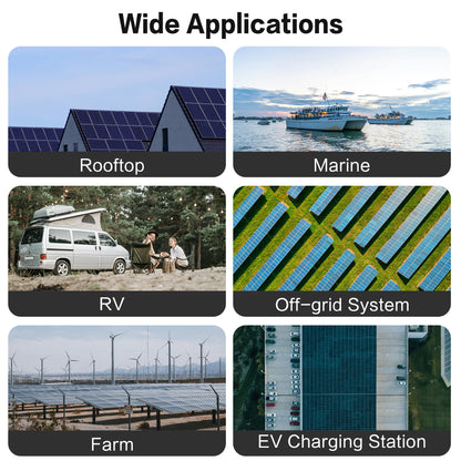 [New Arrival] 400 Watt Bifacial  Solar Panel 16BB N Type Solar Panels 12V  Mono High Efficiency Solar Panels