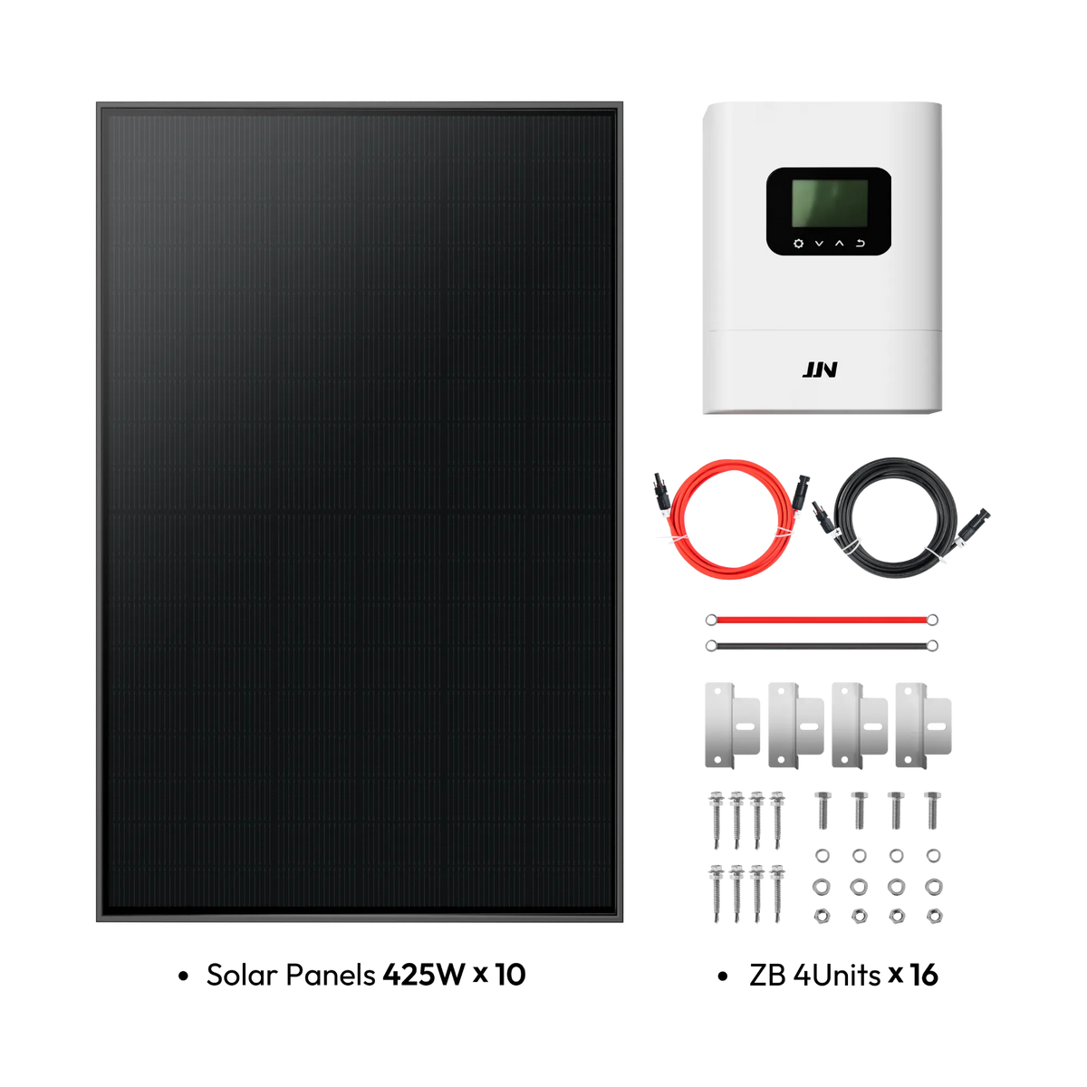 jjn solar kits 4.25kw for home solar backup