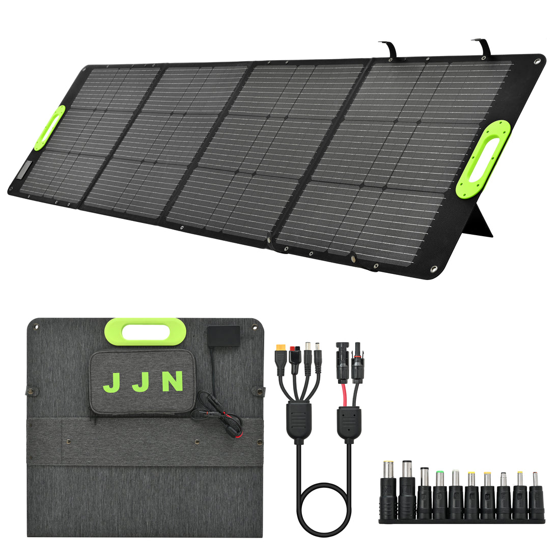Portable Solar Panel 200W Folding Solar Panels for Portable Power Station Generator Outdoor Camping Van RV Trip