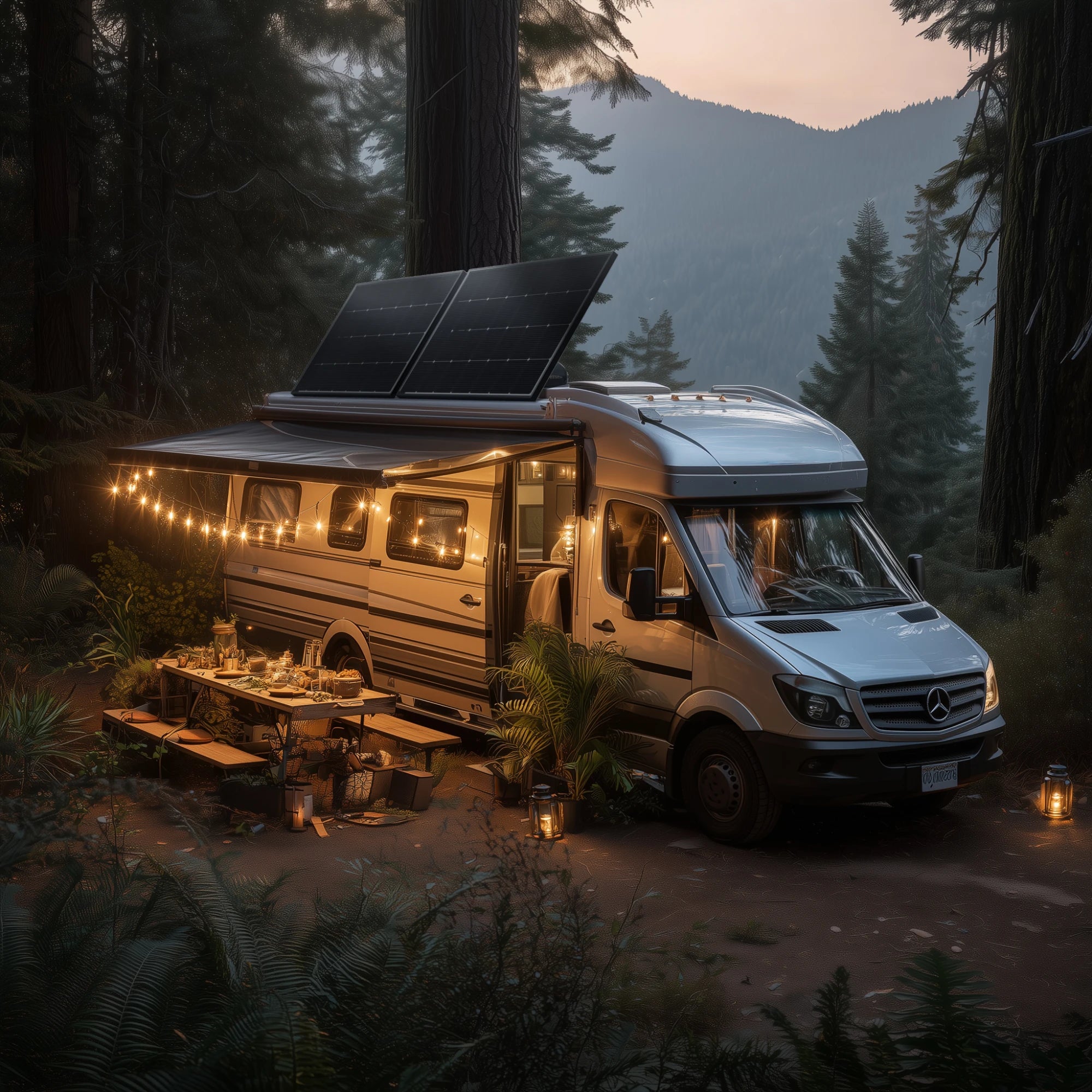 Van life solar solutions jjn solar panels