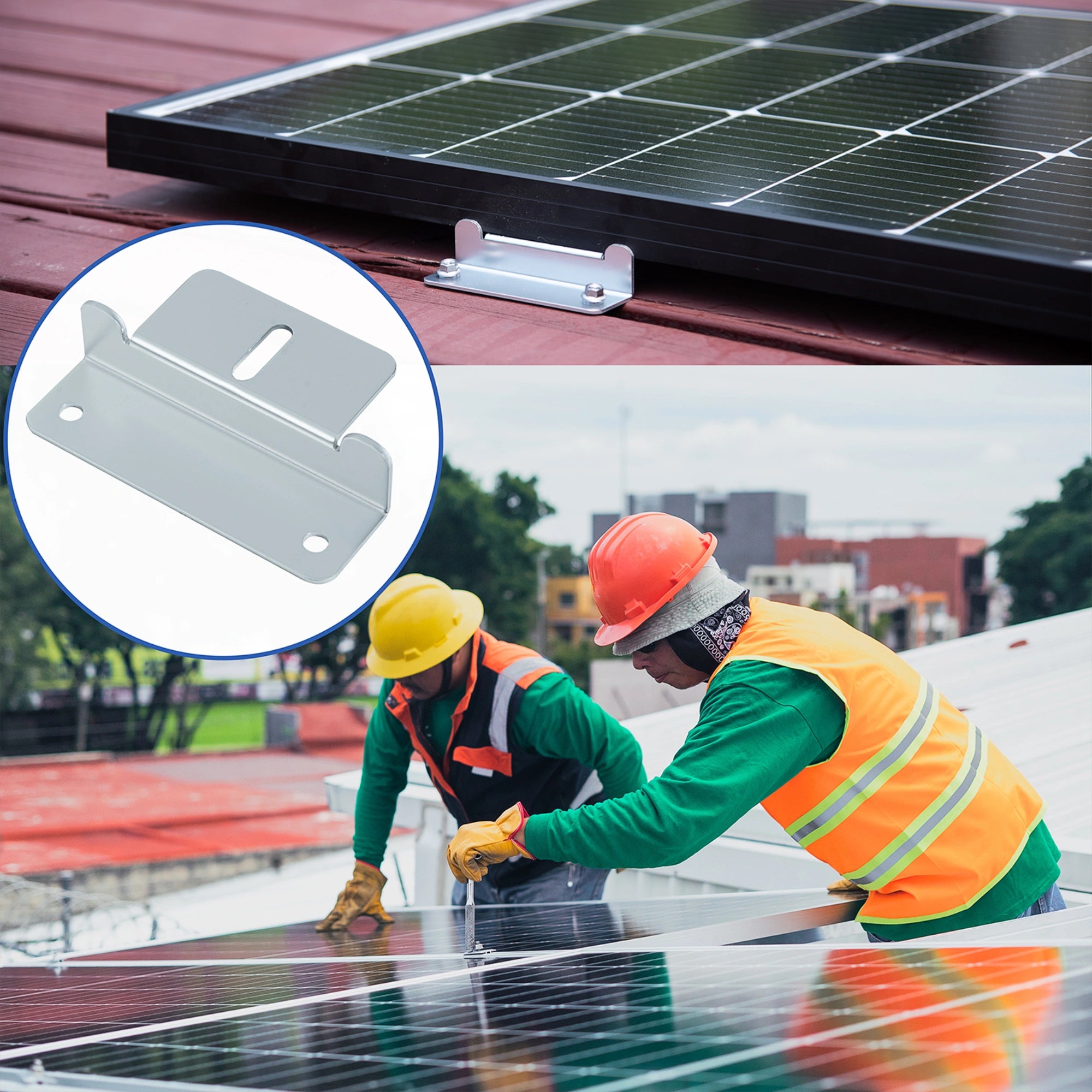 Solar Panel Mounting Z Bracket 4Units