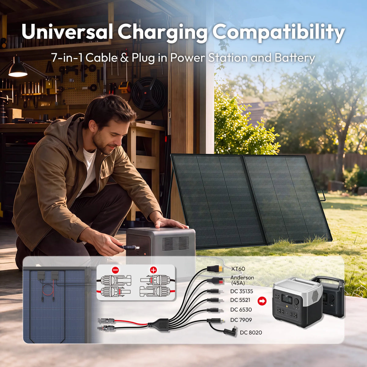 200W Portable Solar Panel