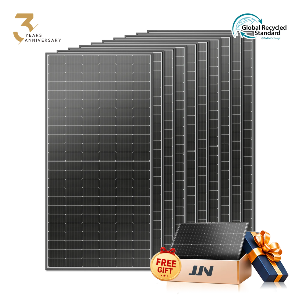 550W Bifacial Solar Panels