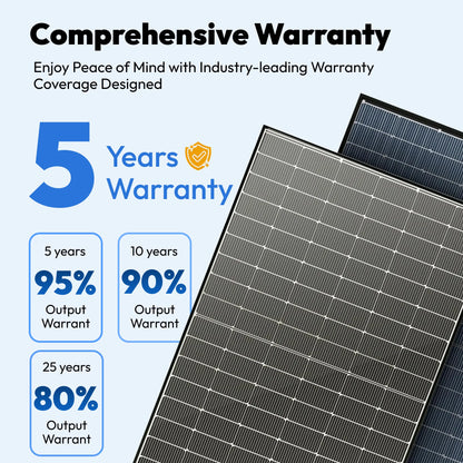 550w Bifacial Solar Panels 2PCS
