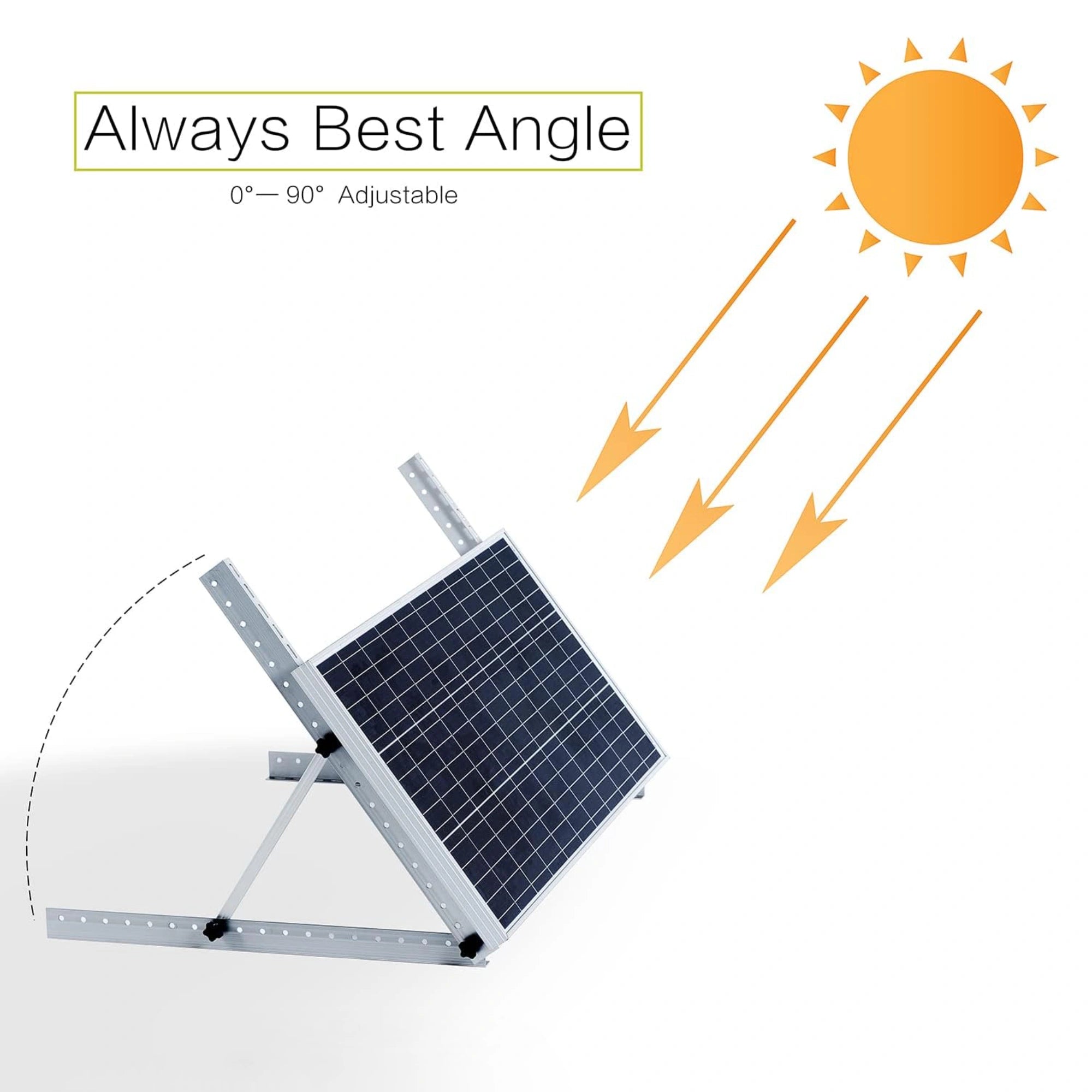 Solar Panel Mount Adjustable Tilt Mounting