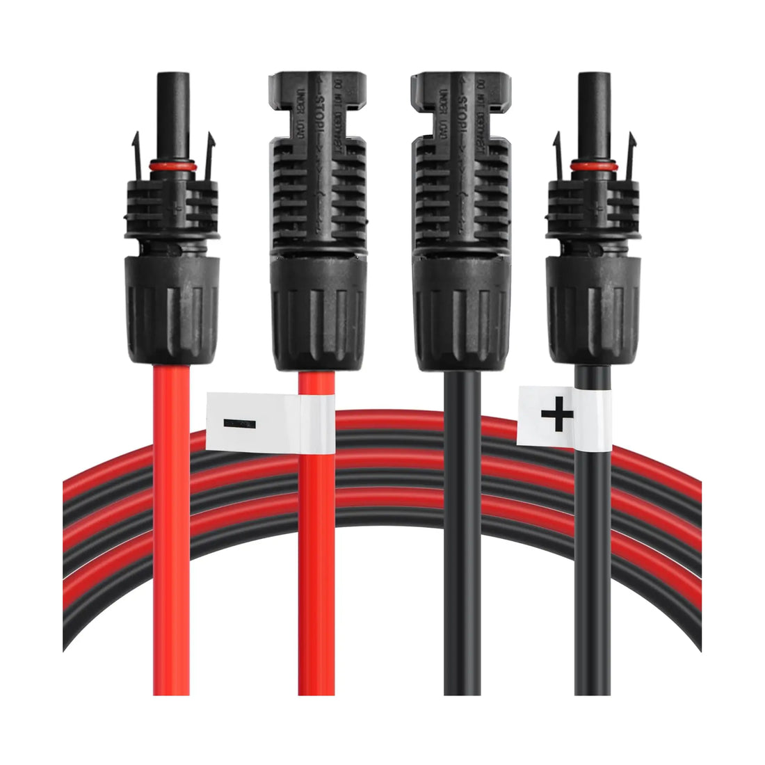 20Feet 10AWG Solar Extension Cable - Male to Female Solar Connectors for Solar Panel Wire with Adapter Tool Kit, Extension Cable, 20 Feet