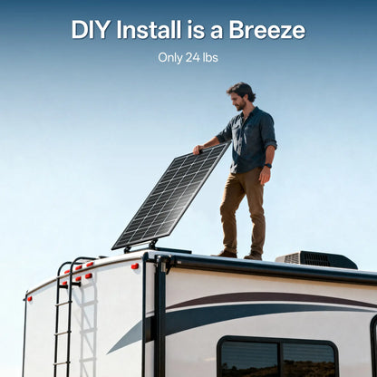 lightweight solar panels for  vanlife