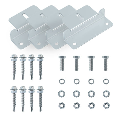 4 Units Solar Panel Mounting Brackets Z Bracketsrackets