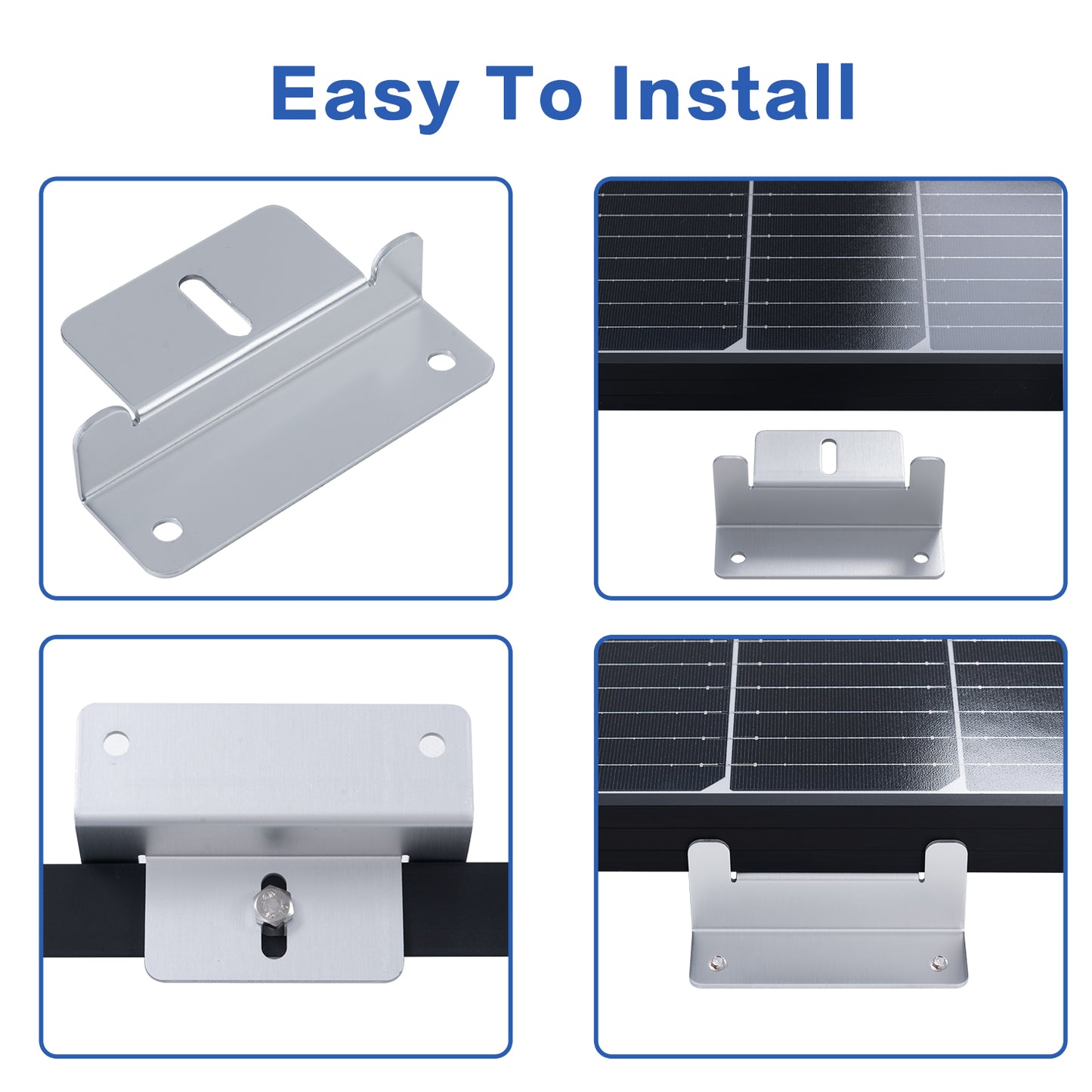 4 Units Solar Panel Mounting Brackets Z Bracketsrackets