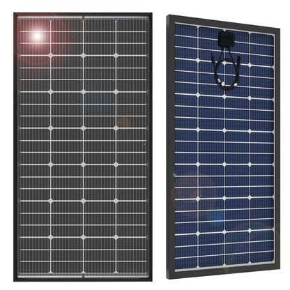 12V 200 Watt Bifacial  Solar Panel 10BB Mono High Efficiency Solar Panels
